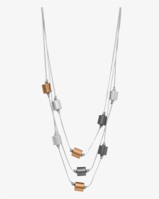 Thelma Triple Necklace With Rose Gold Plate - Necklace, HD Png Download, Transparent PNG