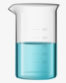 Blue Flask Png Clip Art - Transparent Background Beaker Transparent, Png Download, Transparent PNG