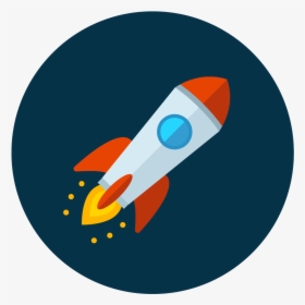 Rocket Icon Vector - Rocket Icon, HD Png Download, Transparent PNG