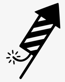 Transparent Rocket Icon Png - Fourth Of July Clipart Black And White, Png Download, Transparent PNG