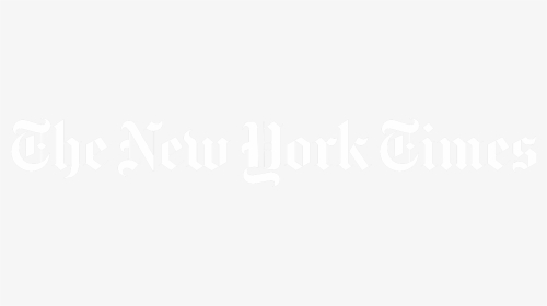 New York Times Logo White, HD Png Download, Transparent PNG