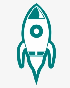 Moon Rocket White Clip Arts - Emblem, HD Png Download, Transparent PNG