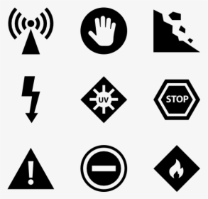 Universal Warning Signals - Warning Symbol Font, HD Png Download, Transparent PNG