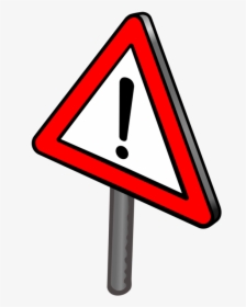 Triangle,area,symbol - Clipart Road Signs Warning, HD Png Download, Transparent PNG