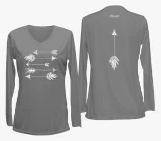 Women S Reflective Long Sleeve Shirt - Womens Running Long Sleeves Shirt, HD Png Download, Transparent PNG