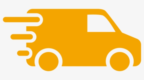 Delivery Van Icon Orange - Delivery Van Png Icon, Transparent Png, Transparent PNG