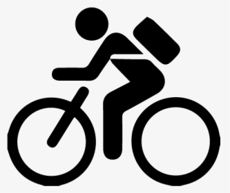 Delivery Bicycle Vector Png, Transparent Png, Transparent PNG