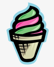 Using An Ice Lens Clipart, Vector Clip Art Online, - Ice Cream, HD Png Download, Transparent PNG