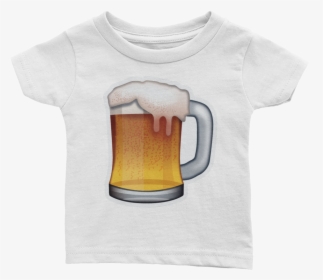 Emoji Baby T-shirt - Beer Mug Clipart Transparent Background, HD Png Download, Transparent PNG