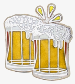 Beers Emoji Pin - Illustration, HD Png Download, Transparent PNG
