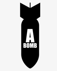 Transparent Atomic Bomb Png - Atomic Bomb Bomb Clip Art Black And White, Png Download, Transparent PNG