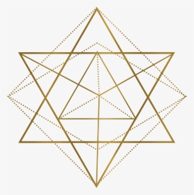 Transparent Gold Triangle Png - Sacred Geometry Transparent Background, Png Download, Transparent PNG