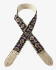 Black & Cream Southwest Vintage Ribbon Guitar Strap - Belt, HD Png Download, Transparent PNG