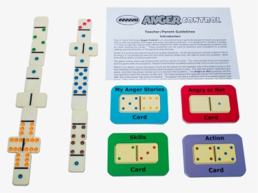 Play 2 Learn Dominoes - Anger Management Card Game, HD Png Download, Transparent PNG
