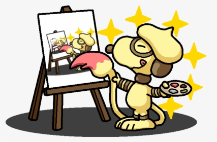 Shiny Smeargle Snoopy By Shawarmachine - Shiny Smeargle, HD Png Download, Transparent PNG
