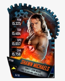 Shawnmichaels S4 18 Titan - Wwe Supercard Roman Reigns, HD Png Download, Transparent PNG