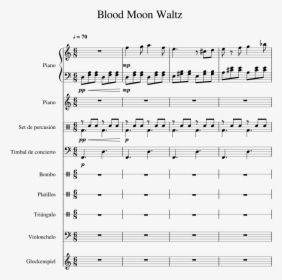 Blood Moon Waltz Partitura, HD Png Download, Transparent PNG