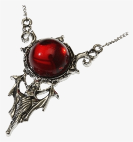 Blood Moon Vampire Necklace - Locket, HD Png Download, Transparent PNG