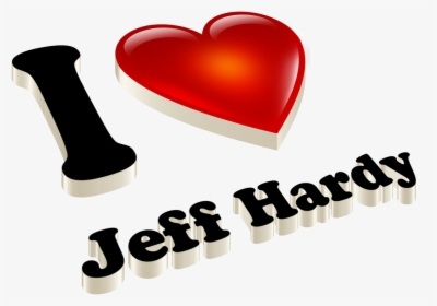 Jeff Hardy Heart Name Transparent Png - Heart, Png Download, Transparent PNG