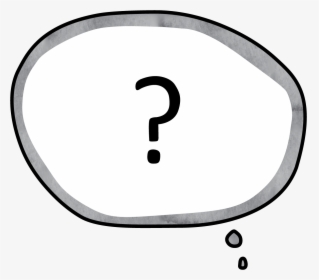 Thought Bubble Question - Sign, HD Png Download, Transparent PNG
