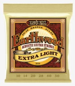 Earthwood Extra Light 80/20 Bronze Acoustic Guitar - Ernie Ball Acoustic Extra Light, HD Png Download, Transparent PNG