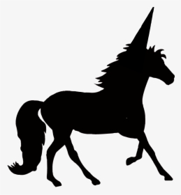 #unicorn #silhouette #magical #horse #girly #freetoedit - Horse Transparent Background, HD Png Download, Transparent PNG