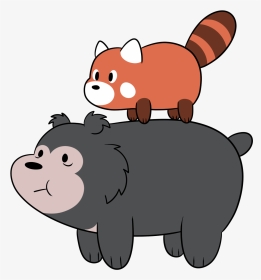 Transparent Sloth Clipart - Red Panda And Sloth, HD Png Download, Transparent PNG