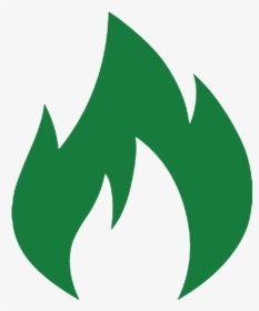 Flames Clipart Green Fire - Fire Icon Transparent, HD Png Download, Transparent PNG