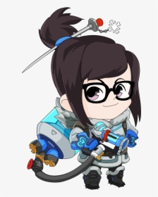 Mei From Overwatch Cute Spray Png - Overwatch Mei Cute Spray, Transparent Png, Transparent PNG