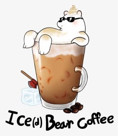 Transparent We Bare Bears Png - Ice Bear Drinking Coffee, Png Download, Transparent PNG
