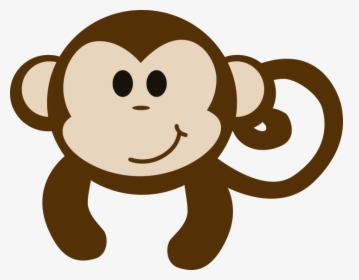baby monkey face clipart