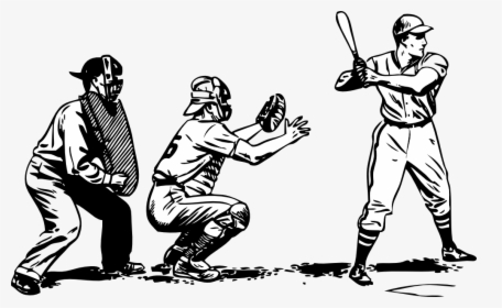 Clipartist Net Svg At - Playing Baseball Clipart Black And White, HD Png Download, Transparent PNG