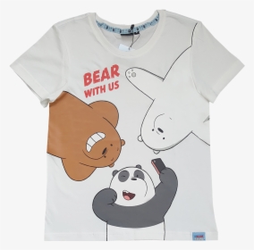 We Bare Bears Graphic T-shirt - Cartoon, HD Png Download, Transparent PNG