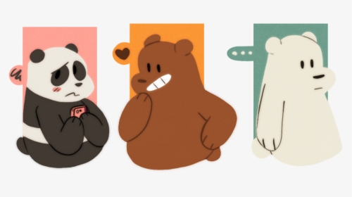 We Bare Bears, Ice Bear, And Panda Image - Panda We Bare Bears Fanart, HD Png Download, Transparent PNG