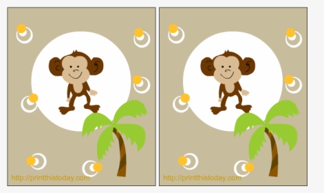 Monkey Baby Party Invitation, HD Png Download, Transparent PNG