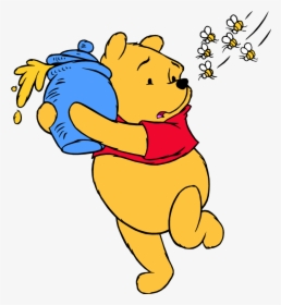Winnie The Pooh Clipart Png - Winnie The Pooh Running, Transparent Png, Transparent PNG