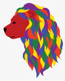 Gay Pride Lion - Pride Clipart, HD Png Download, Transparent PNG