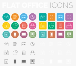 Free Vector Icon Office, HD Png Download, Transparent PNG