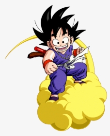 Goku En La Nube Voladora Clipart - Goku Niño Dragon Ball, HD Png Download ,  Transparent Png Image - PNGitem
