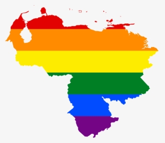 Image Lgbt Map Of - Venezuela Flag In Country, HD Png Download, Transparent PNG