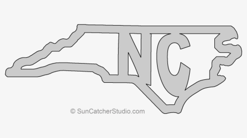 Transparent North Carolina Outline Png - Clip Art North Carolina Outline, Png Download, Transparent PNG