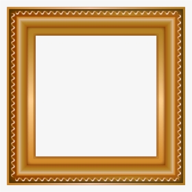 Transparent Golden Picture Frame Png - Square Objects, Png Download, Transparent PNG