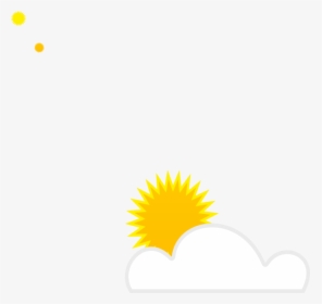 Cartoon Sun And Clouds, HD Png Download, Transparent PNG