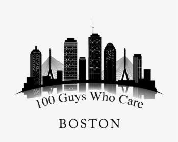 Boston Vector Graphics Silhouette Skyline Royalty-free - Silhouette Outline Boston Skyline, HD Png Download, Transparent PNG