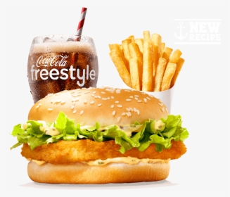 King Fish Burger King, HD Png Download, Transparent PNG