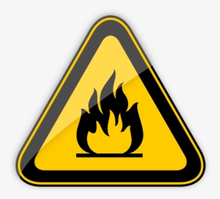 Highly Flammable Warning Sign Png Clipart - Bio Hazard Sign Png, Transparent Png, Transparent PNG