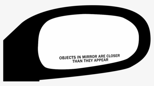 Objects In Mirror Are Closer Than They Appear Text - Objects In The Mirror Meme, HD Png Download, Transparent PNG
