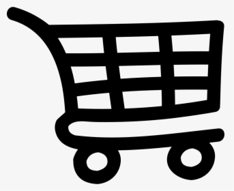 Shopping Cart Hand Drawn Tool - Small Shopping Cart Icon, HD Png Download, Transparent PNG