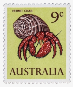 #stamp #stamps #png #pngs #pngedit #red #crab #hermitcrab - Australia 9c Stamp, Transparent Png, Transparent PNG