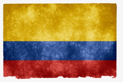 Colombia Grunge Flag, HD Png Download, Transparent PNG